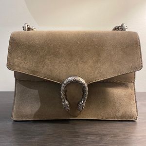GUCCI - SUEDE DIONYSUS (MEDIUM) SHOULDER BAG